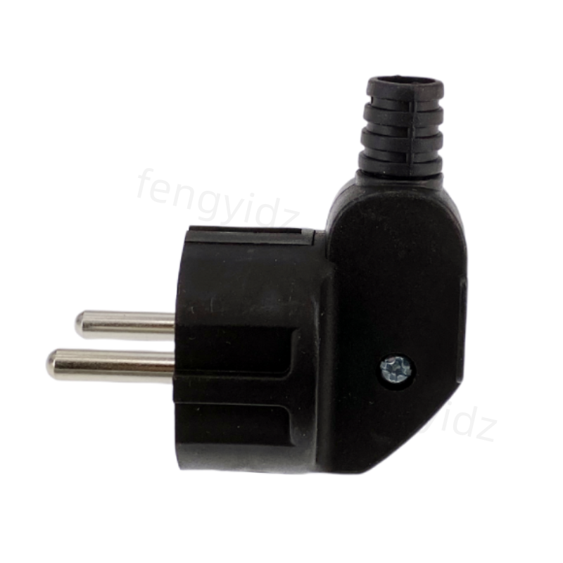 Prise Schuko ue 4.8mm mâle, prises de remplacement rechargeables 250V 16A IP44, prise électrique pour câble d'extension d'alimentation, 3 pièces