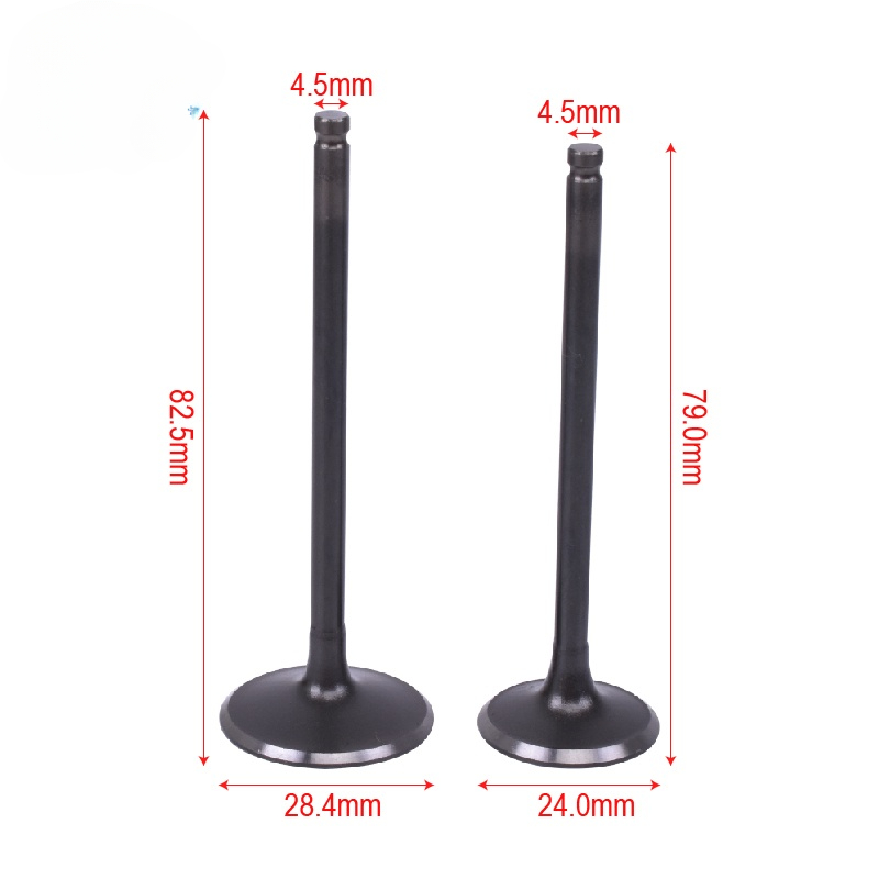 1 ud./2 unidades/4 unidades para KT/M 200 para DU/KE 200 para KT/M200 piezas de motor de motocicleta válvula de admisión y juego de válvulas de escape: Azul