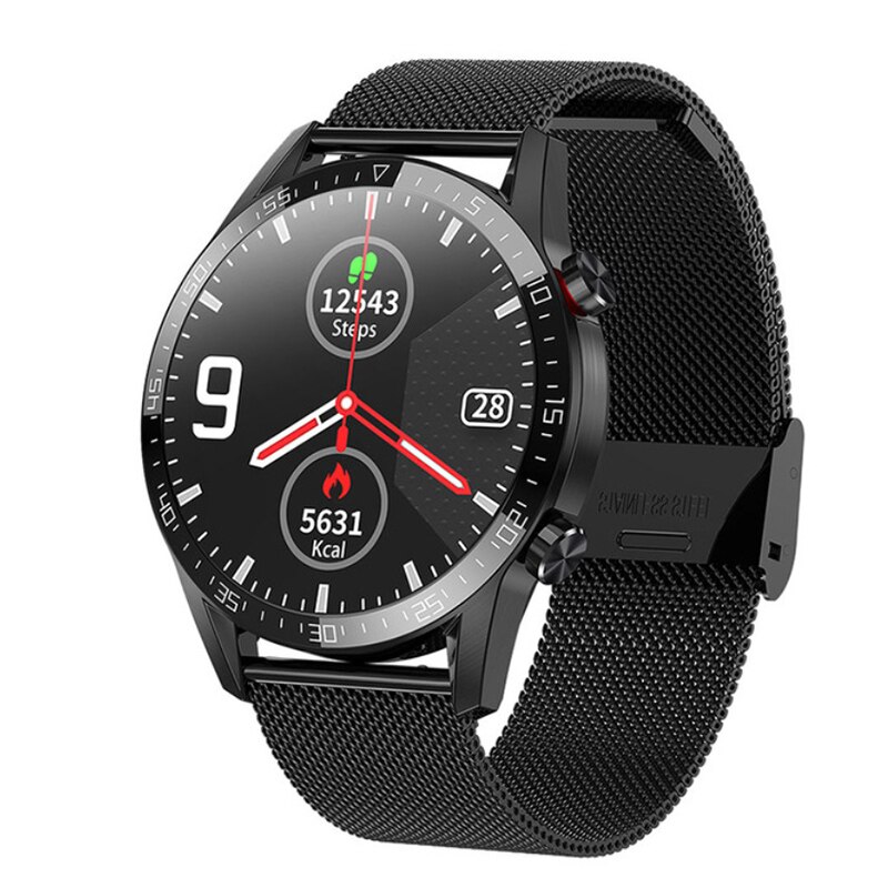 L13 reloj inteligente: Black Steel