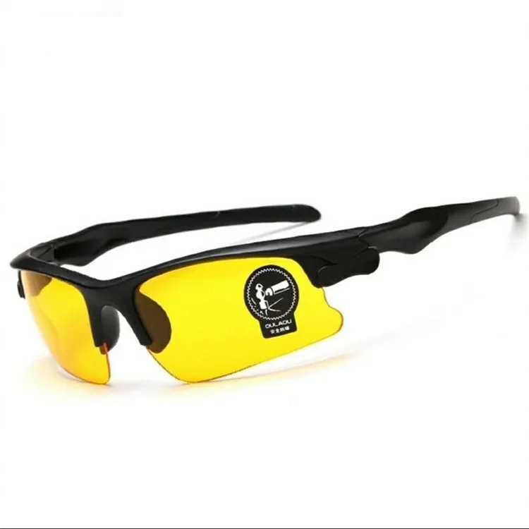 Birdz Gasket Safety Brille – Gepolsterte Motorrad-Sonnenbrille, Grau Mit Gelben Gläsern, Anti-Beschlag!