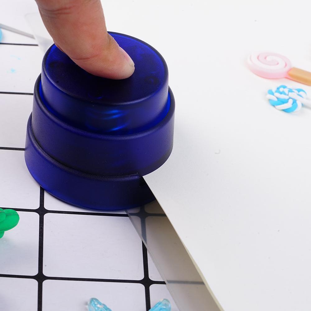 1PC Staple Free Stapler Mini Stapleless Stapler Paper Office Stationery School Paperclip Binder Punching Binding P4A8