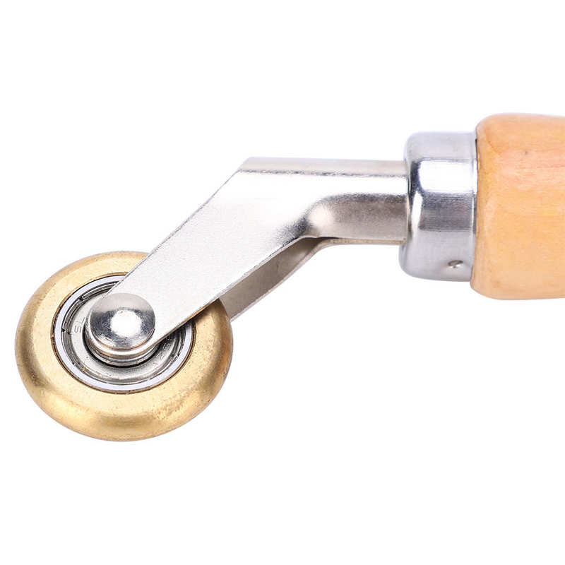 Welding Handheld Roller Waterproof Membrane Material Corner Seam Brass Press Wheel Hand Tools Seam Roller Hand DIY Tool