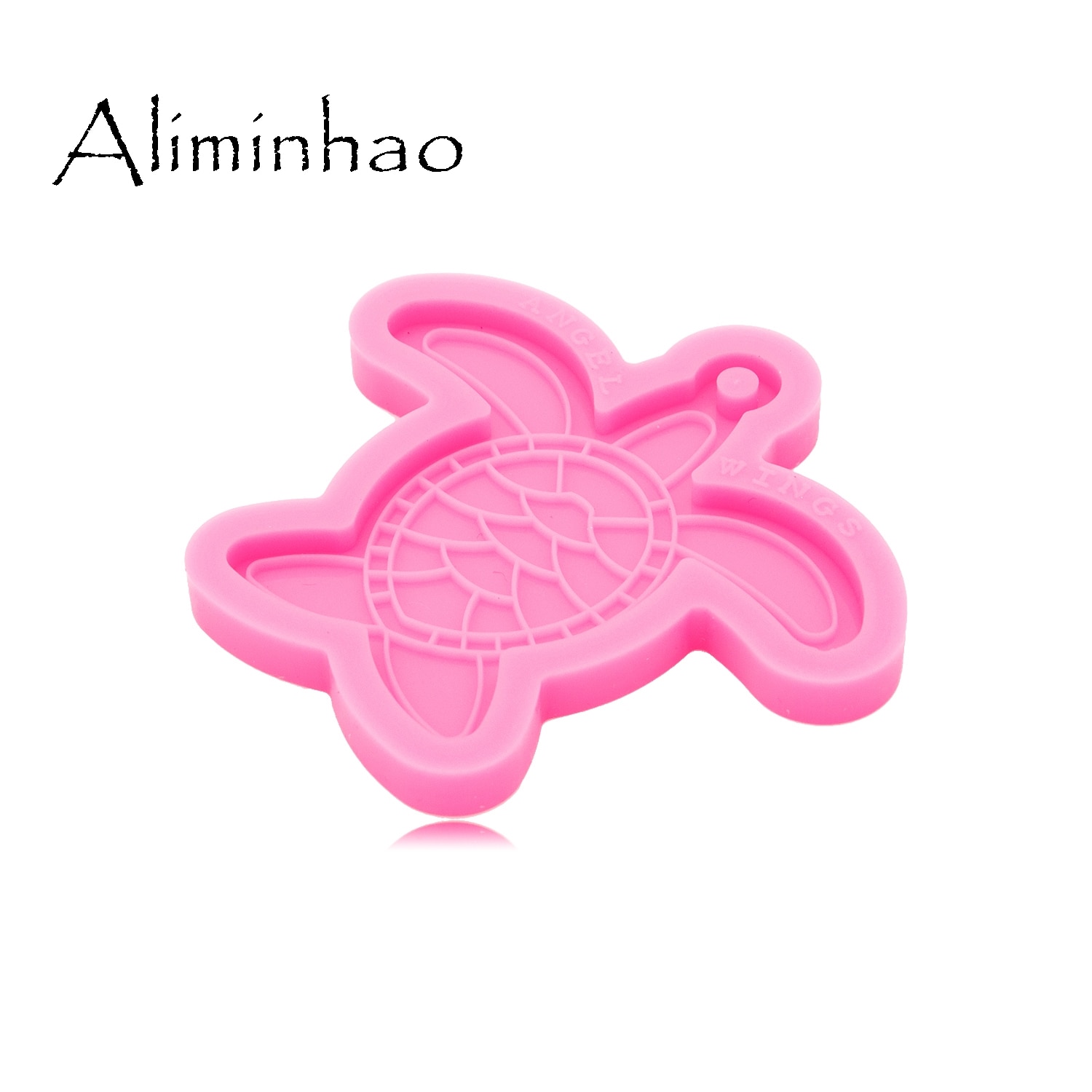 DY0586 Glanzende Glossy Schildpad Maken Sleutelhanger-Polymeer Klei Mal-Mold Hars Ambacht Ketting-Epoxy Sieraden Siliconen Mal