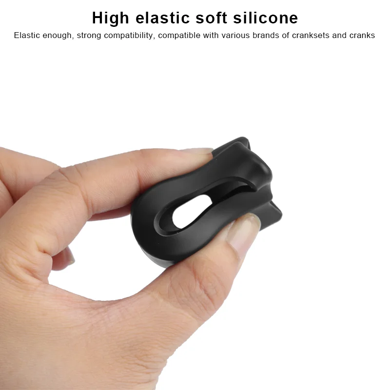 Protector de cubierta de bielas de varios colores, Protector de silicona para piñón de bicicleta de montaña, cubierta de manivela Shimano, accesorio para bicicleta, 2 uds.