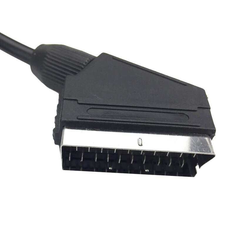 Scart til sart kabel eu scart kabel til tv dvd stb 21- pin scart hann til hann 0.75m