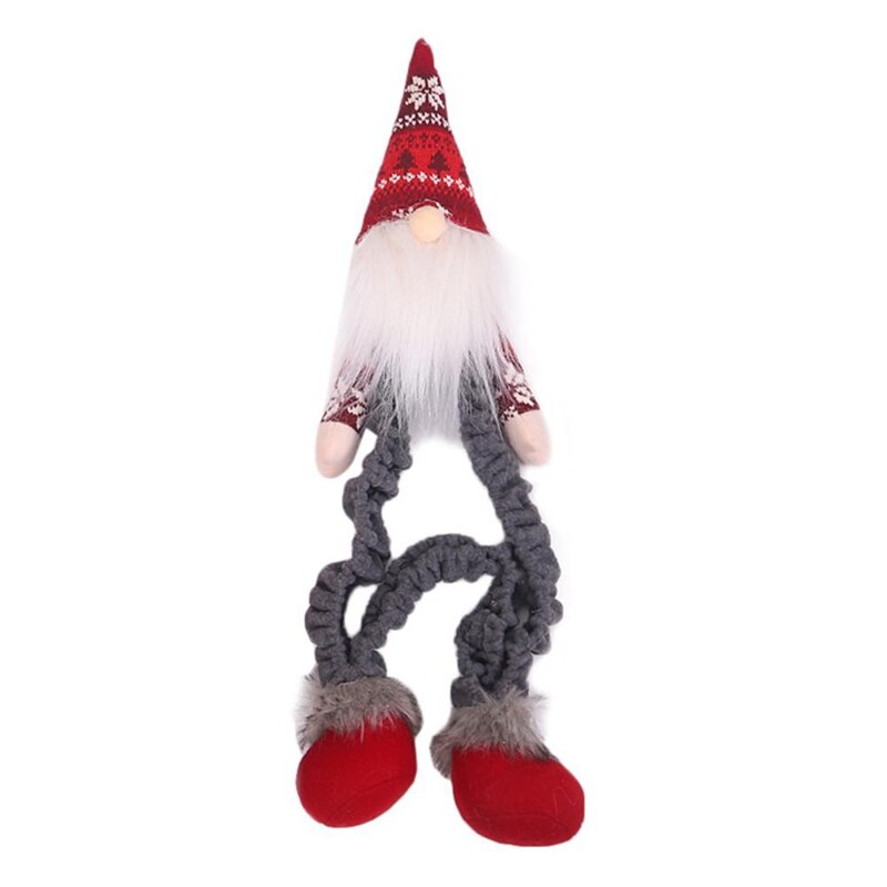 Ozdoby choinkowe dla domu 3D kreskówka las stary człowiek komputer osłona przeciwpyłowa nowy rok komputerowe dekoracje świąteczne-szary