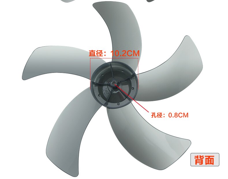 Big wind 16 inch 400mm plastic fan blade for all kinds of brand 16-inch fan