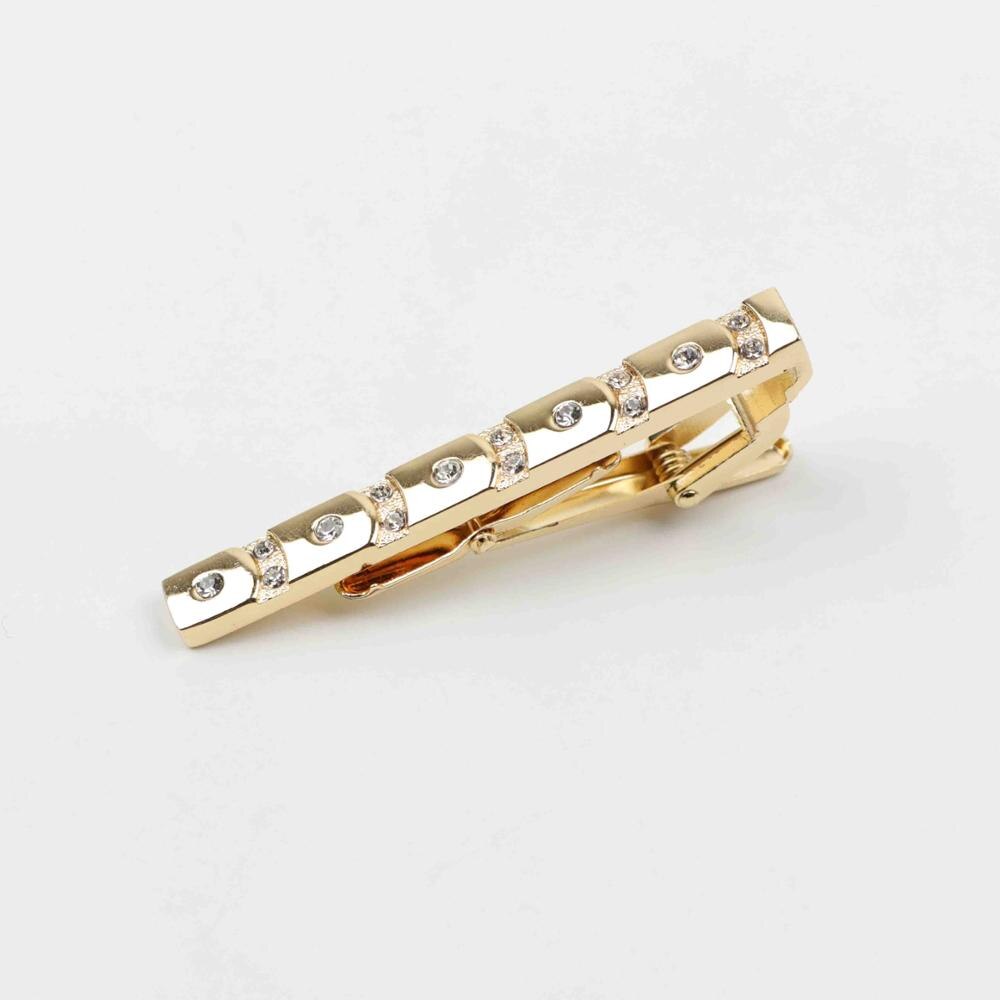 Slips klip skal købe klassiske trendy mænd guld metal smykker mandlig business banket bar slips clips lås tilbehør: 5