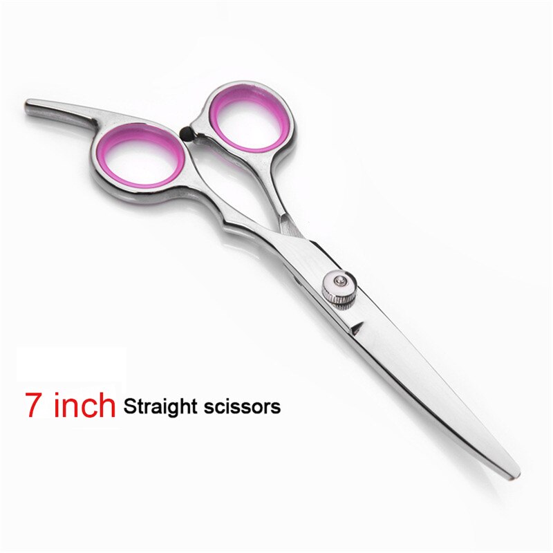 6" 7'' Stainless Steel Pet Gromming Curved Blade Scissors Dog Cat Cutting Hair Scissors Barber Up Curved / Down Curved Scissors: 5