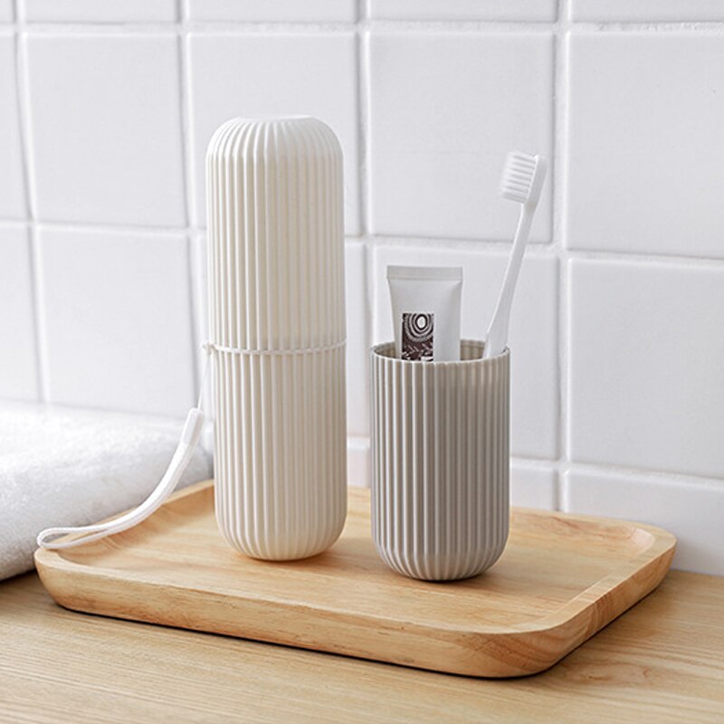 Portable Toothbrush Kits Case Toothpaste Cup Holder Protect Storage Box Travel Organizer Storage Cover For Bathroom Accessories