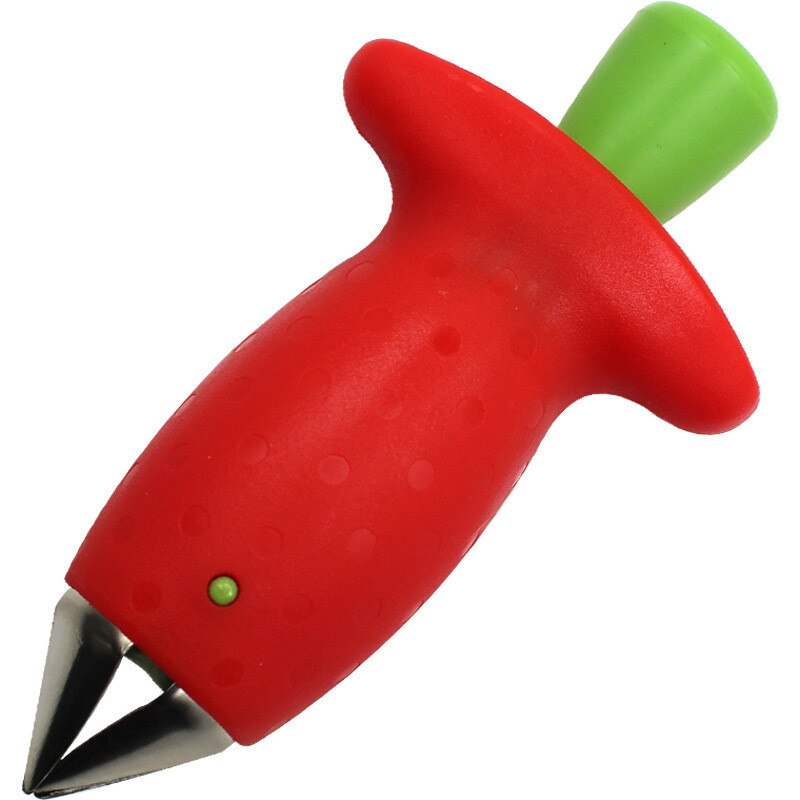 Grøntsags- og frugtredskaber tomatstilke frugt jordbærkniv stilk blade fjerner frugtskærer afskaller frugt udkerner køkkenværktøj: Default Title