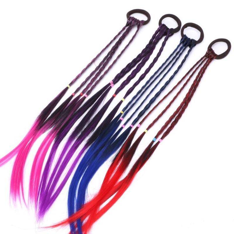 Cinta elástica para el pelo para chico y niña, accesorios para el cabello, cinta para el pelo de chico s, diadema para niña, tocado de cuerda trenzada, para niño