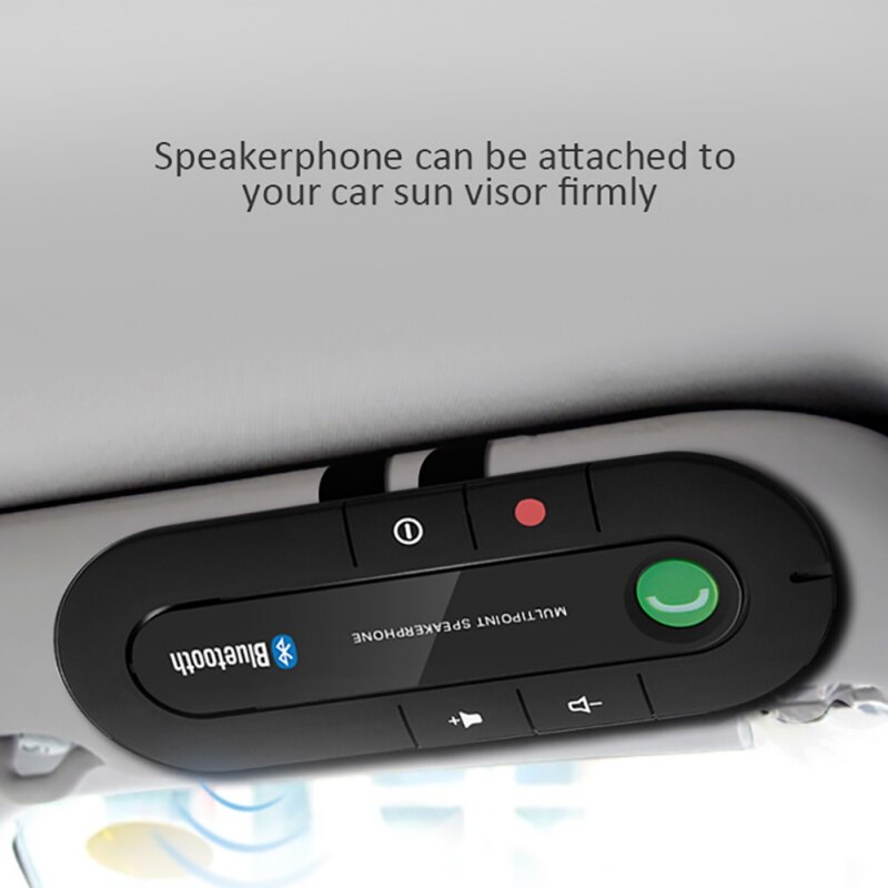 Draagbare Bluetooth Draadloze Handsfree Carkit Luidspreker Draadloze Bluetooth Speaker Mini Mobiele Telefoon MP3 Muziekspeler
