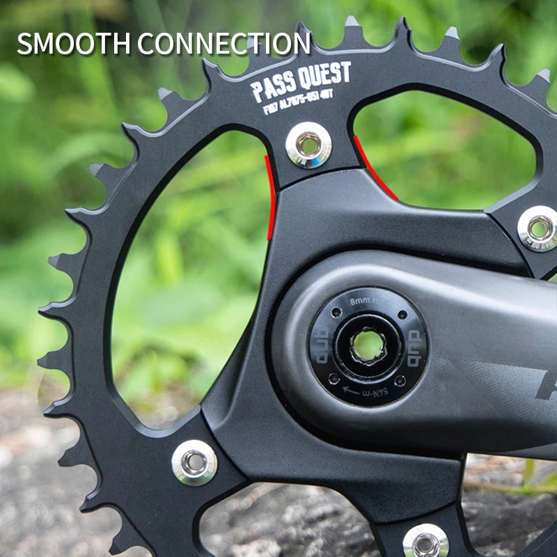 Pass Quest F107BCD Kettingblad 36-52T Ronde/Oval Black Crank Voor Sram Force Crank 12 Speed Axs kettingblad Smalle Brede Kettingblad