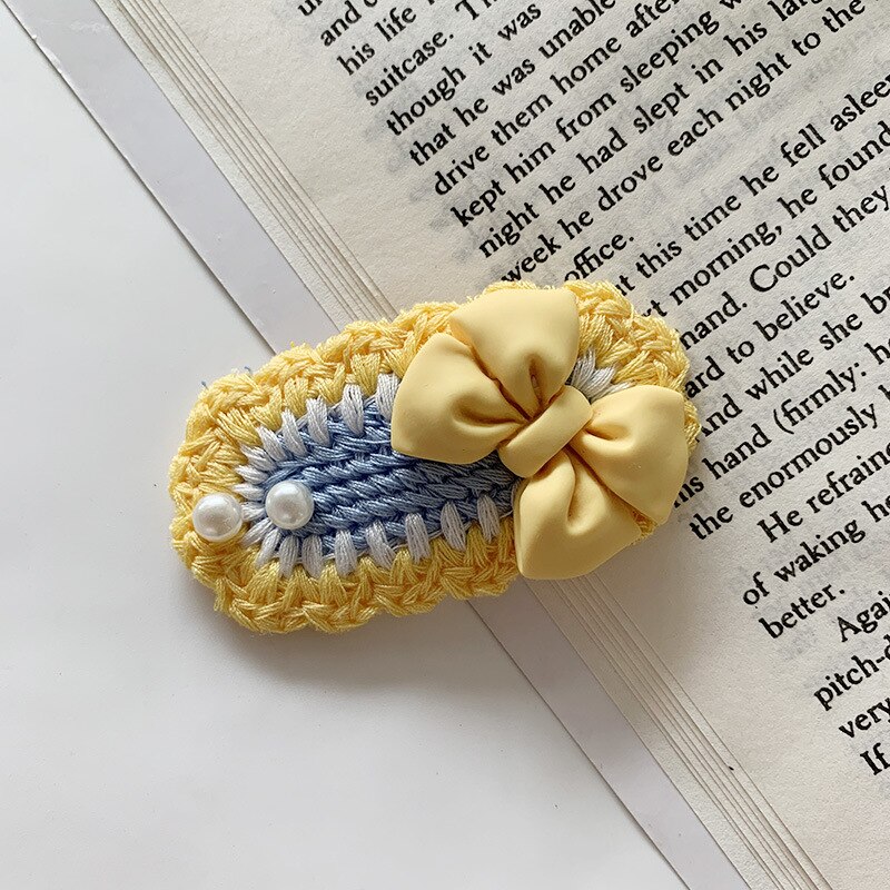 Hand-woven Accessories For Hair Baby Clip Hair Pins Kids Girls Hair Styling Tools Hairpin Hair Wear Headdress Barrettes Bb Clips