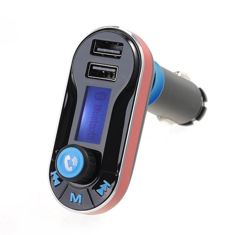 Wireless Multifunctional Handsfree Car Kit/ Adapter FM Transmitter / Calling / MP3 Player Dual USB Ports For Phone Power