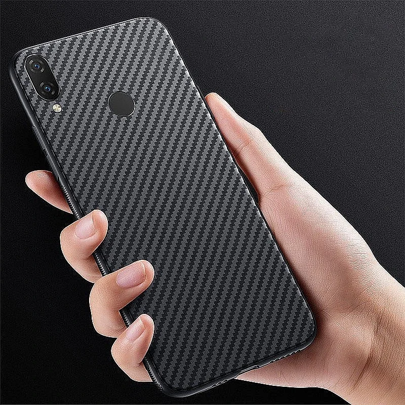 Funda de fibra de carbono para Xiaomi Redmi Note 7 8 9 10 11 12 13 14 Pro Plus 5G 12S 11S 10S 9S 8T 10C 12C 13C 14C funda de silicona