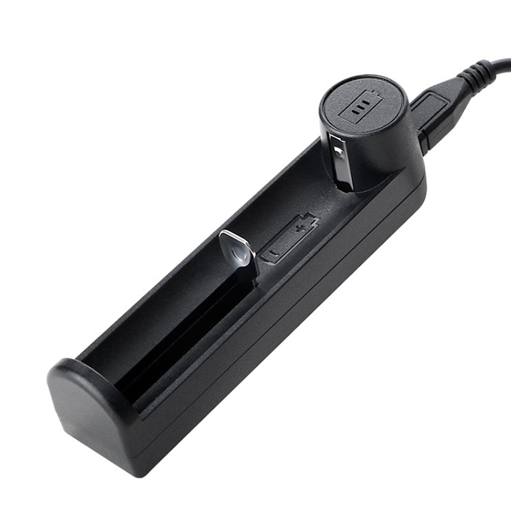 Cargador de batería Universal con puerto USB para baterías de iones de litio 18650, 21700, 20700