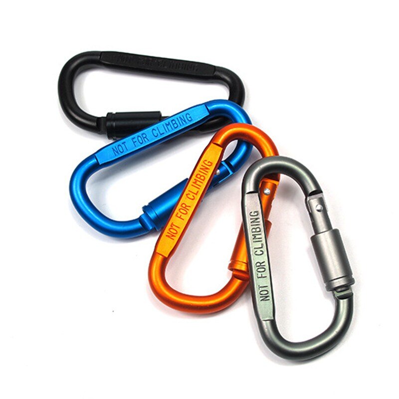 1pc wspinaczka karabińczyk metalowy wspinaczka górska 4 kolor hak sprzęt robić wspinaczki karabińczyk na klucze uchwyt na sprzęt sportowy