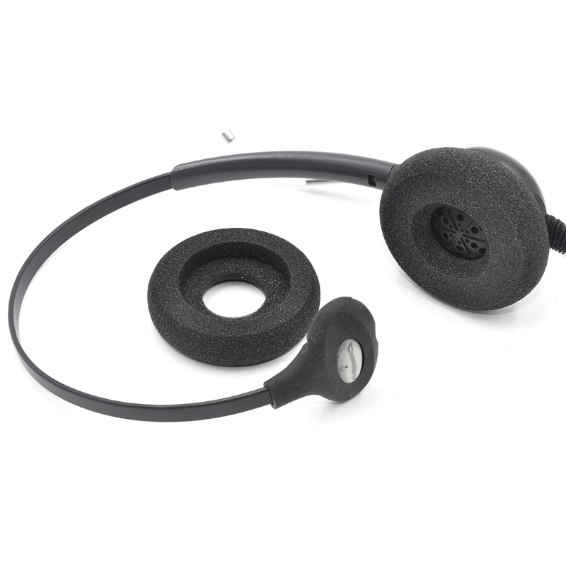 Almohadillas de esponja suave para los oídos, almohadillas de repuesto para Plantronics H251/H251N/HW251N/H261N, auriculares