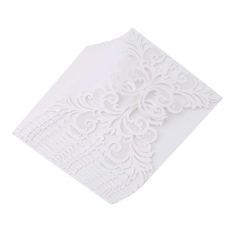 10 stuks/pak ivoorkleurige holle kant tafelnummer tafelkaarten bloemstuk rustieke bruiloft middelpunten vintage bruiloft decoratie: 2