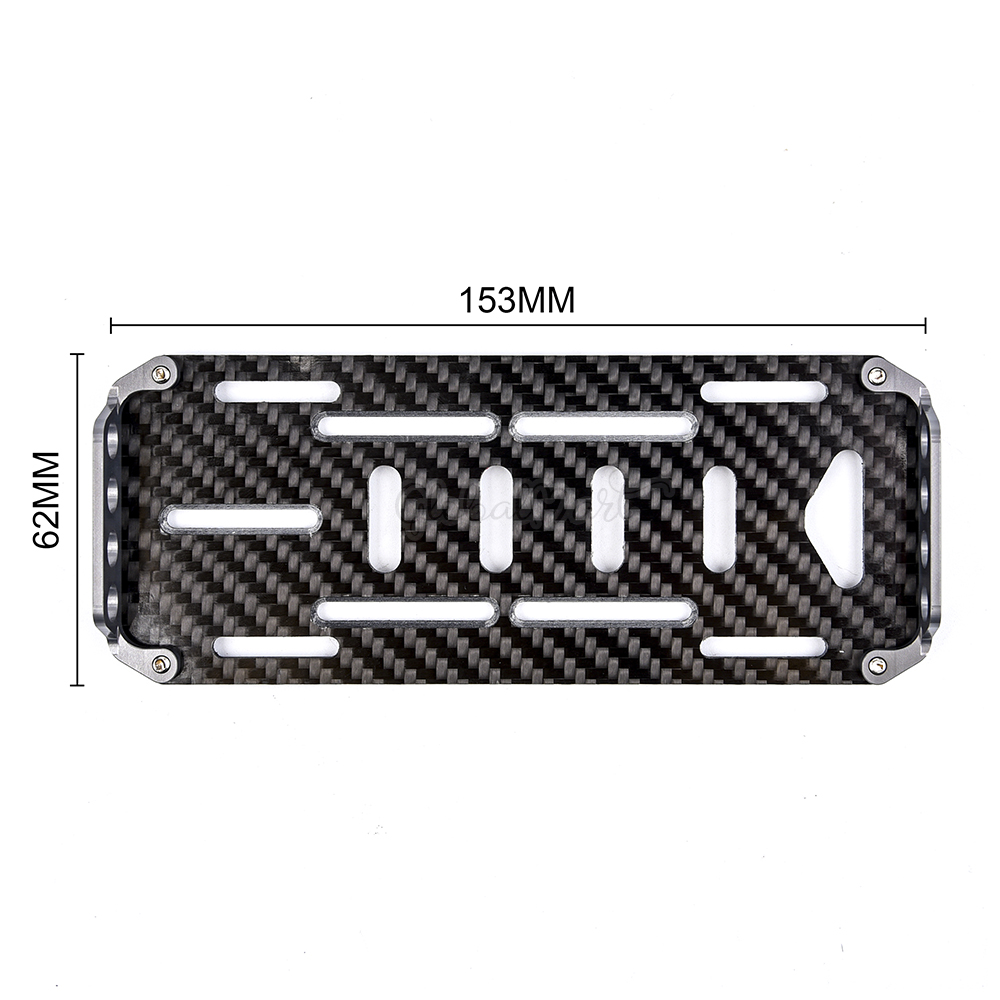 Aluminium Batterij Montageplaat Tray Batterij Houder Voor 1/10 Schaal Rc Crawler Auto Axiale SCX10 CC01 F350 D90 RC4WD