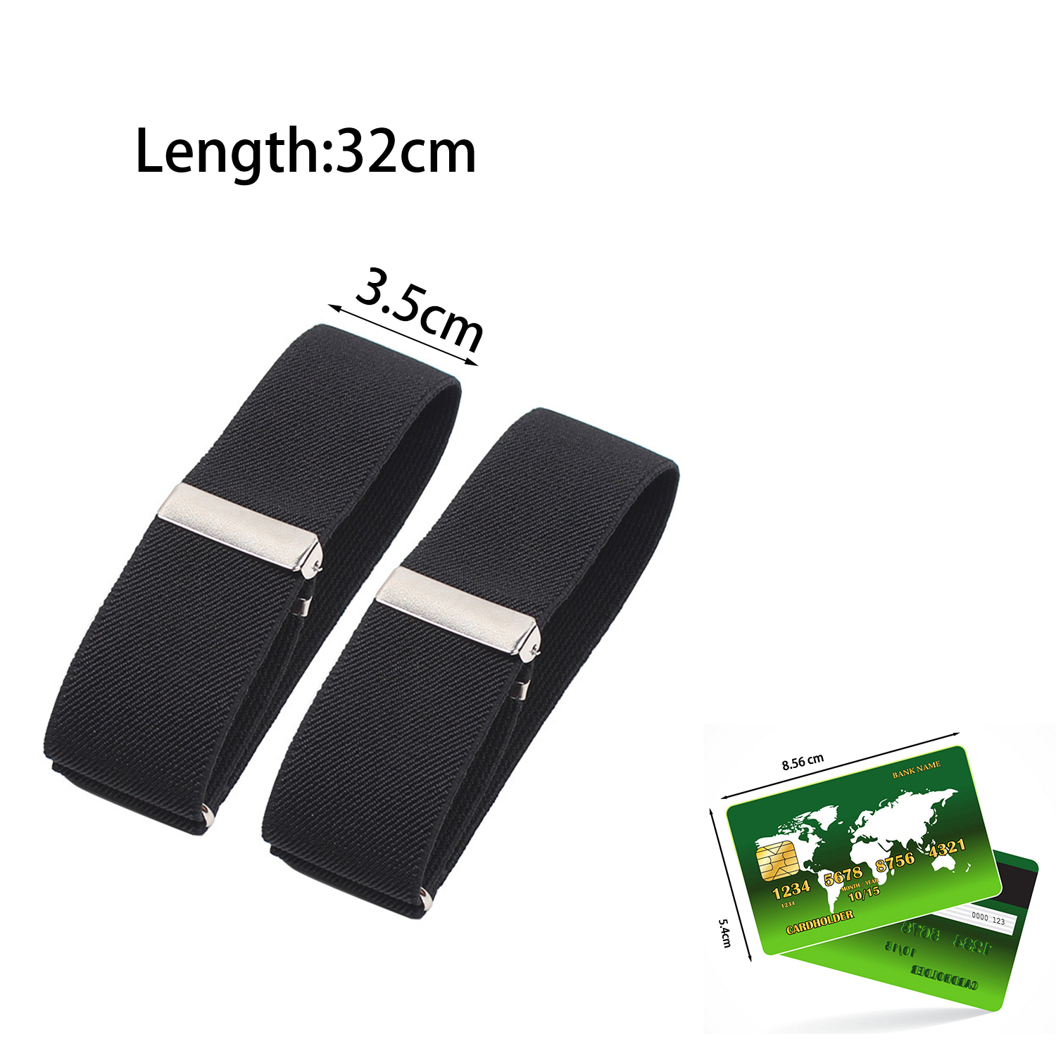 One Pair Elastic Armband Shirt Sleeve Holder Women Men Adjustable Arm Cuffs Bands For Party Wedding Clothing Accessories