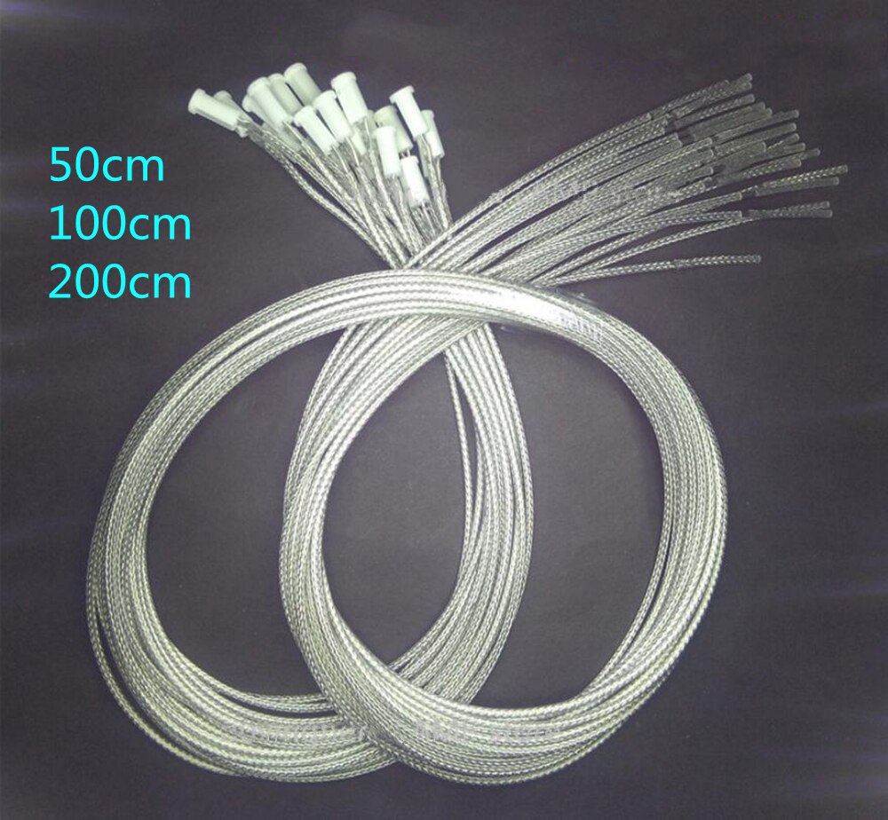 Portalámparas de araña G4, base de lámpara G4, cable de 200cm, portalámparas de cerámica G4 para lámpara, portalámparas G4, portalámparas de cristal de 1m