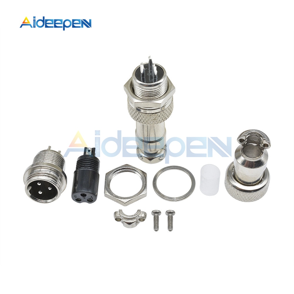 GX12 2/3/4/5/6/7 Pin Male + Female Wire Panel Connector Circulaire luchtvaart Stopcontact 12mm met Plastic Cap Deksel