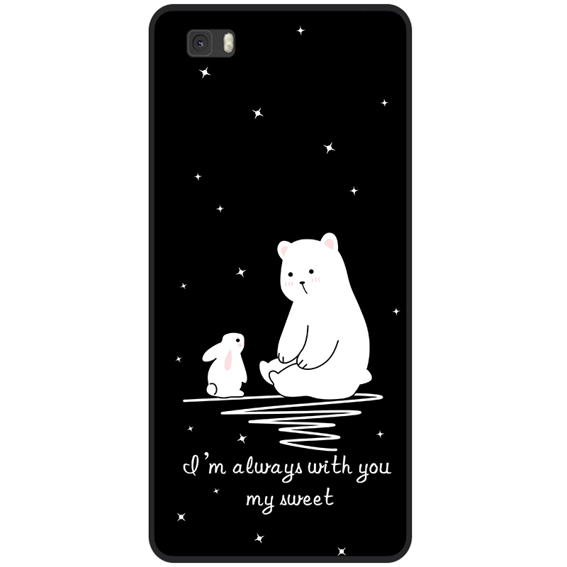 Für Huawei P8 Lite fallen TPU Abdeckung Hülse Für Huawei P8 Lite Zurück fallen Für Huawei P8Lite Ale-L21 Coque telefon Funda Stoßstange: Rosa