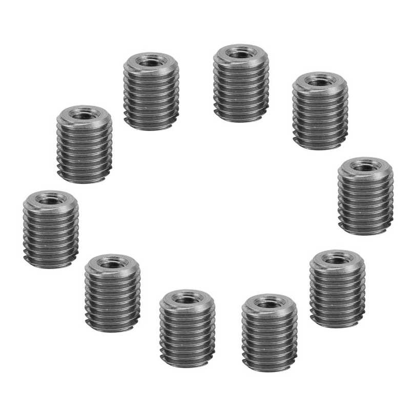 self tapping inserts threaded inserts Male Thread Nut Stainless Steel Extension Fastener Slotted Sleeve Repair