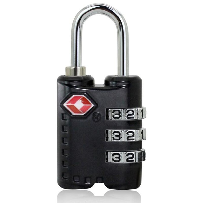 Master Lock TSA Locks Smart Combination Lock for Travel Luggage Suitcase Anti-theft Code Padlock Customs Password Lock: Black