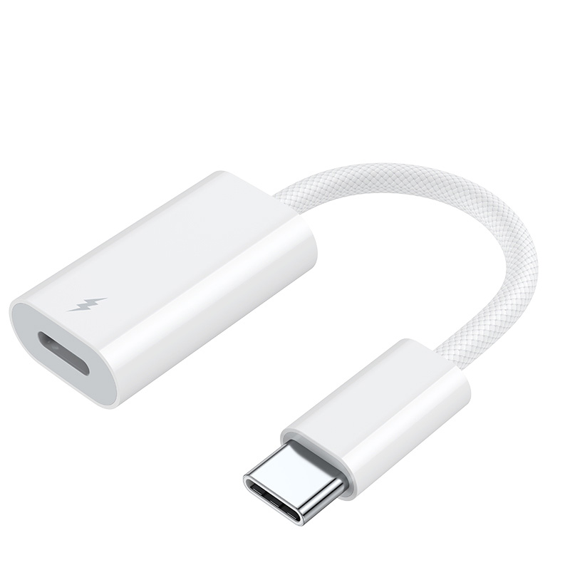 Elough 60W Lightning to Type C Cable Adapter OTG For iPhone 15 iPad Fast Charging Transfer For iOS Female to USBC Male Converter: Default Title