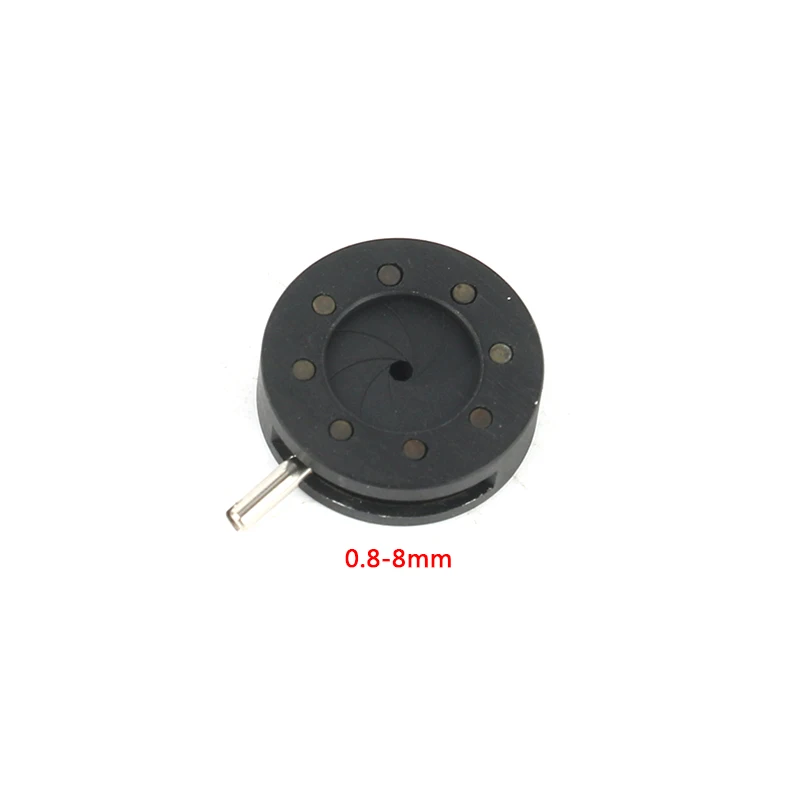 verstärkend Durchmesser 1-12mm Zoomen Optische Iris Membran Blende Kondensator 12 Klingen Für Digital Kamera Mikroskop Adapter: 0.8-8mm