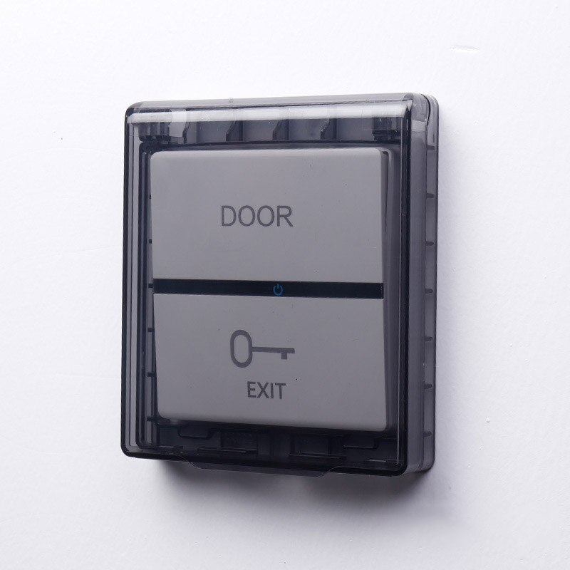 Wall Mount Switch Box Switch Self-adhesive Ultra-thin Waterproof Box Bathroom Touch Switch Cover Black Socket Splash-proof Box