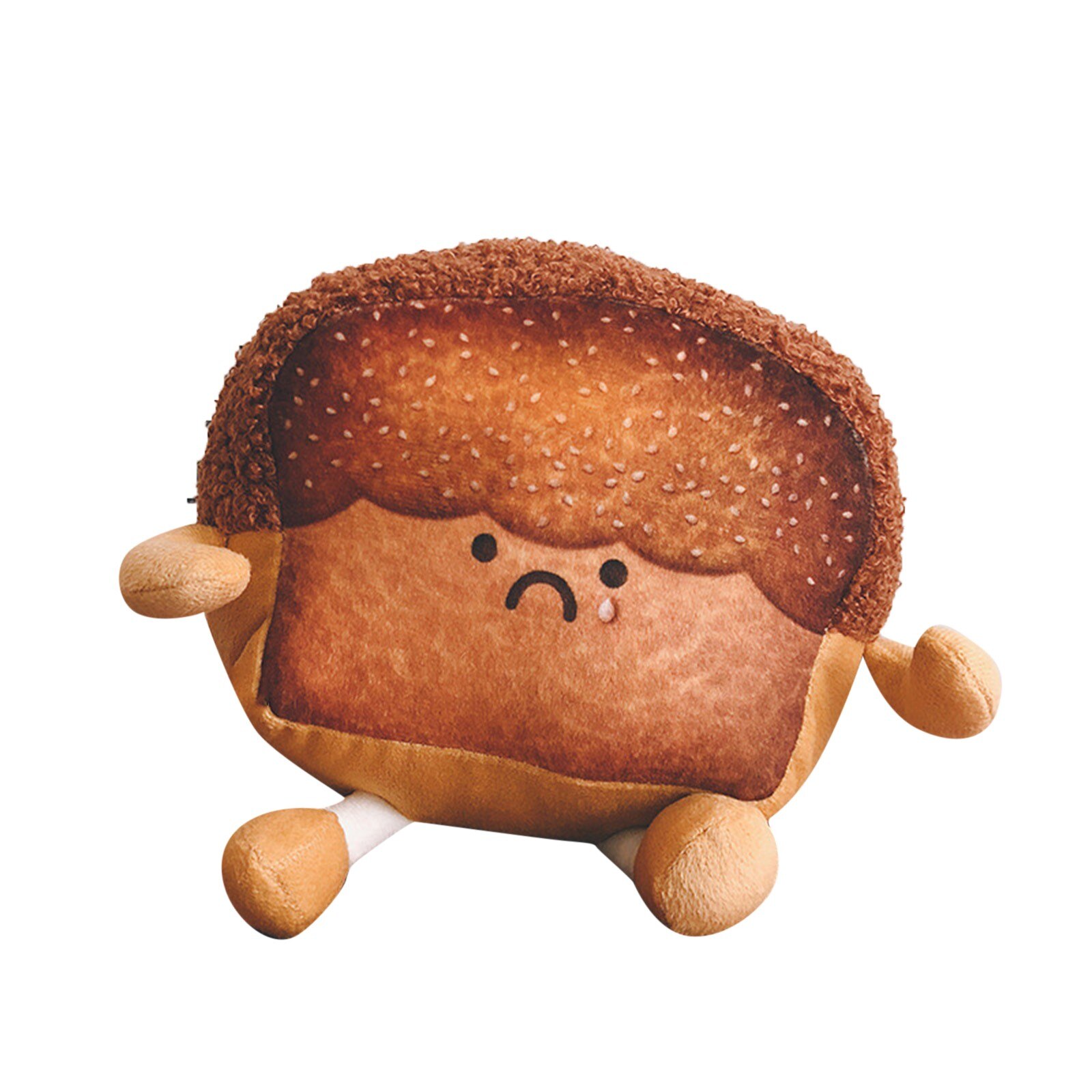 Oreiller en peluche pour pain grillé, jouet amusant, nourriture en peluche, Simulation de pain tranché, oreiller en peluche, décoration de chambre à coucher à la maison, # p4: G