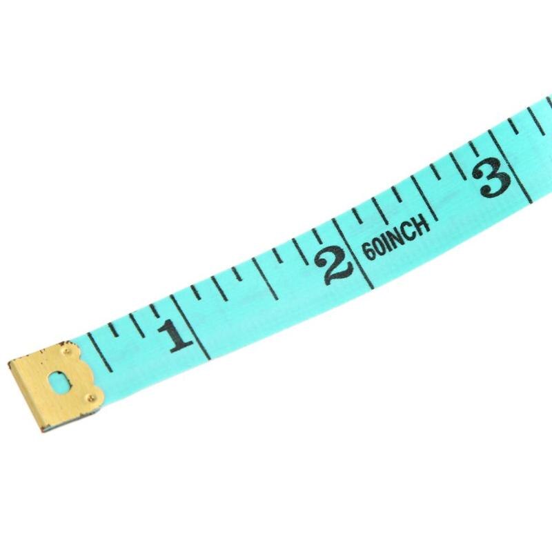 4pcs Measuring Ruler Sewing Tailor Tape Measure Soft Flat Sewing Ruler Meter Sewing Measuring Tape Random Color 60Inch 1.5M