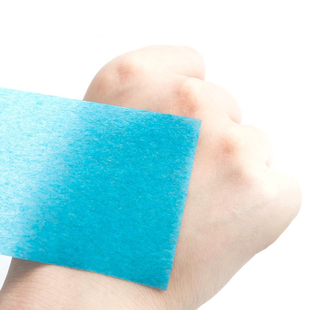 50 Vel Natuurlijke Linnen Olie-Absorberend Papier Blauw Film Facial Olie Controle Papier Mannen En Vrouwen Olie-Absorberende papier