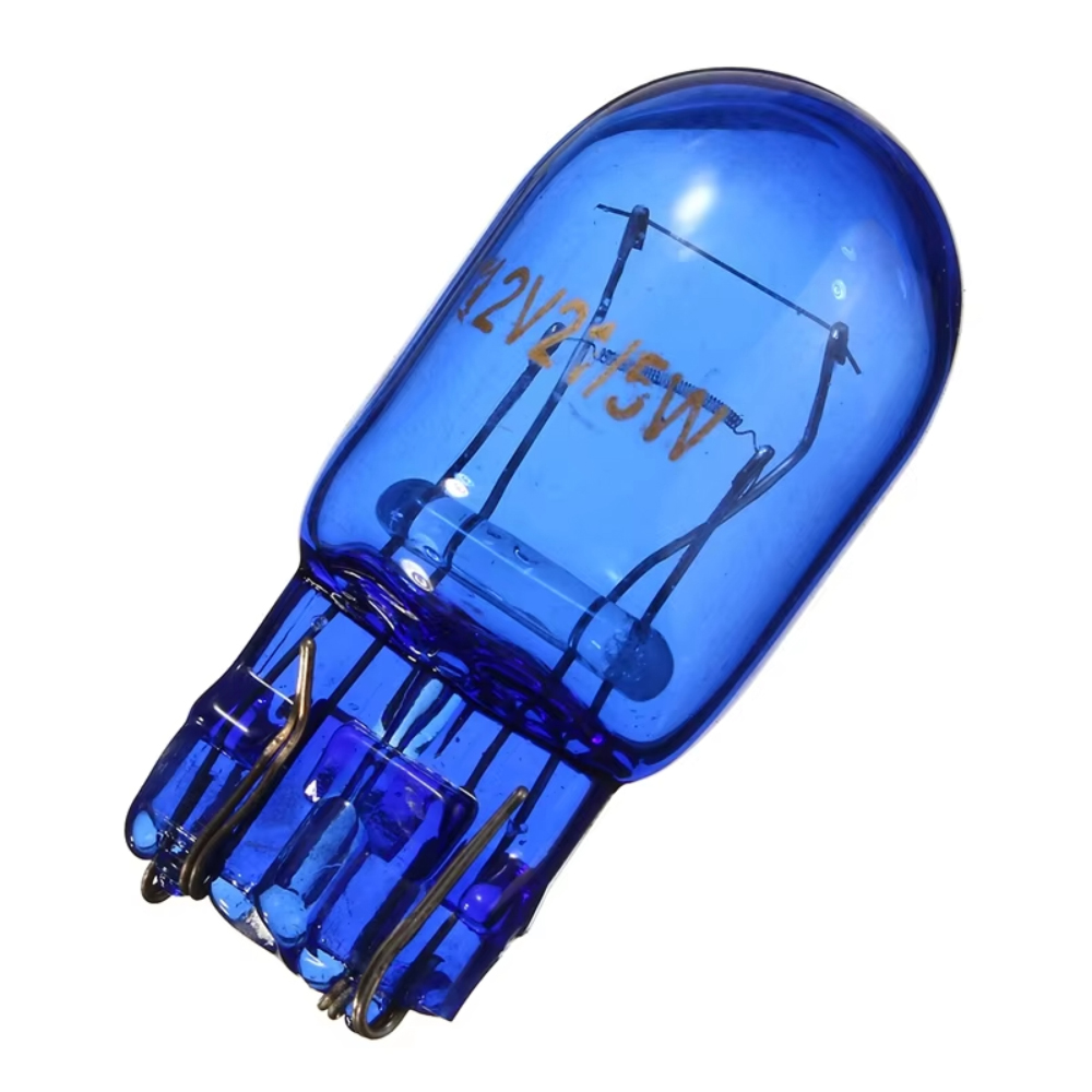 1/2/4 st  t20 580 7443 w21/5w 12v w3 x 16q naturligt blått glas stopp broms bak bil signal sidolampor ljus lampor