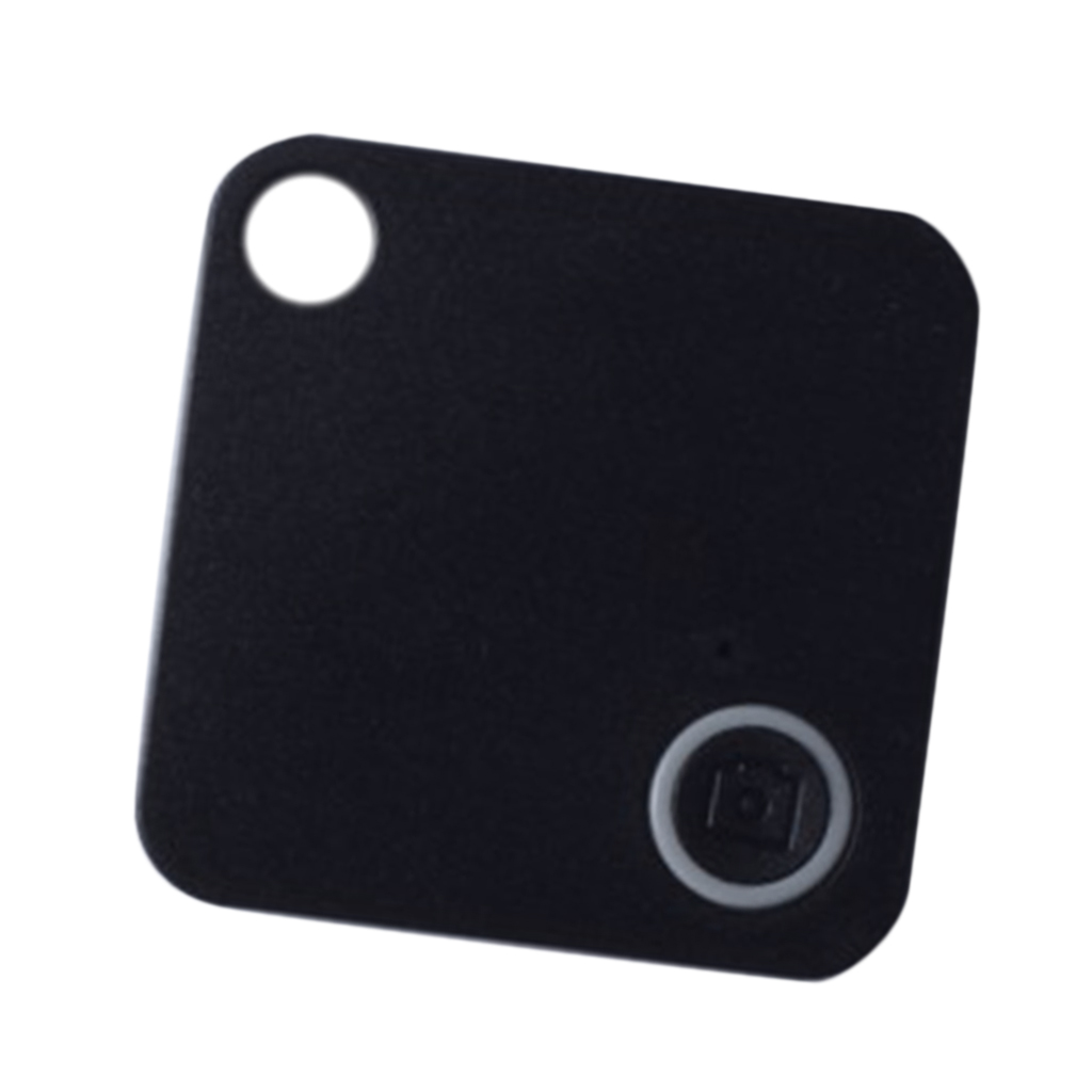 Bluetooth Keys Tracker Slim, Wireless Finder Tracking Device for Cars Children&#39;s Pets Wallet Phone Positioning Selfie Shutter: black