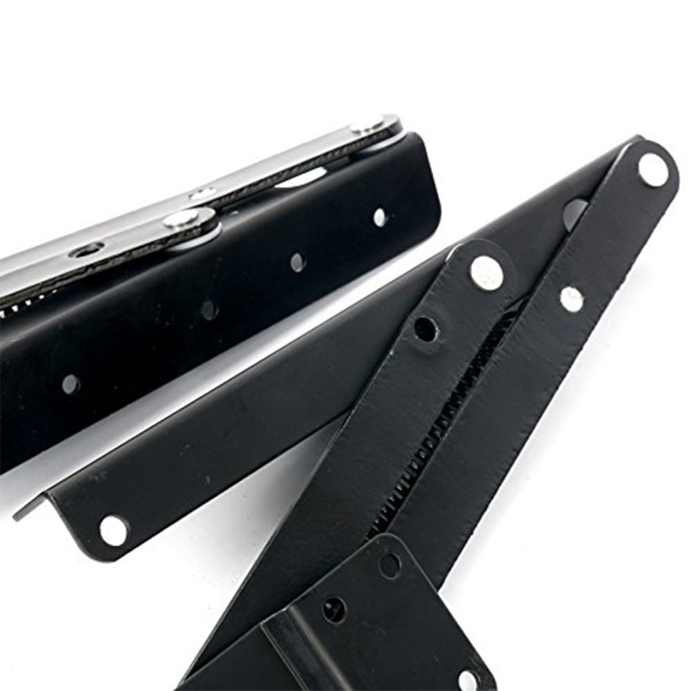 Iron Easy Install Folding Lift Up Bracket Strong Load Bearing Coffee Table Hardware Furniture Fittings Replacement Spring Hinge