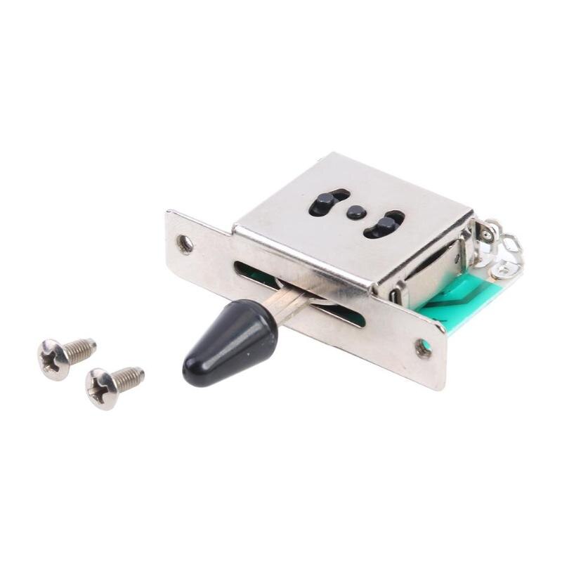 Equipo de guitarra eléctrica práctica, posicionador de interruptor de tres velocidades ajustable, pastilla de cambios, guitarra, amplia gama de piezas de aplicaciones