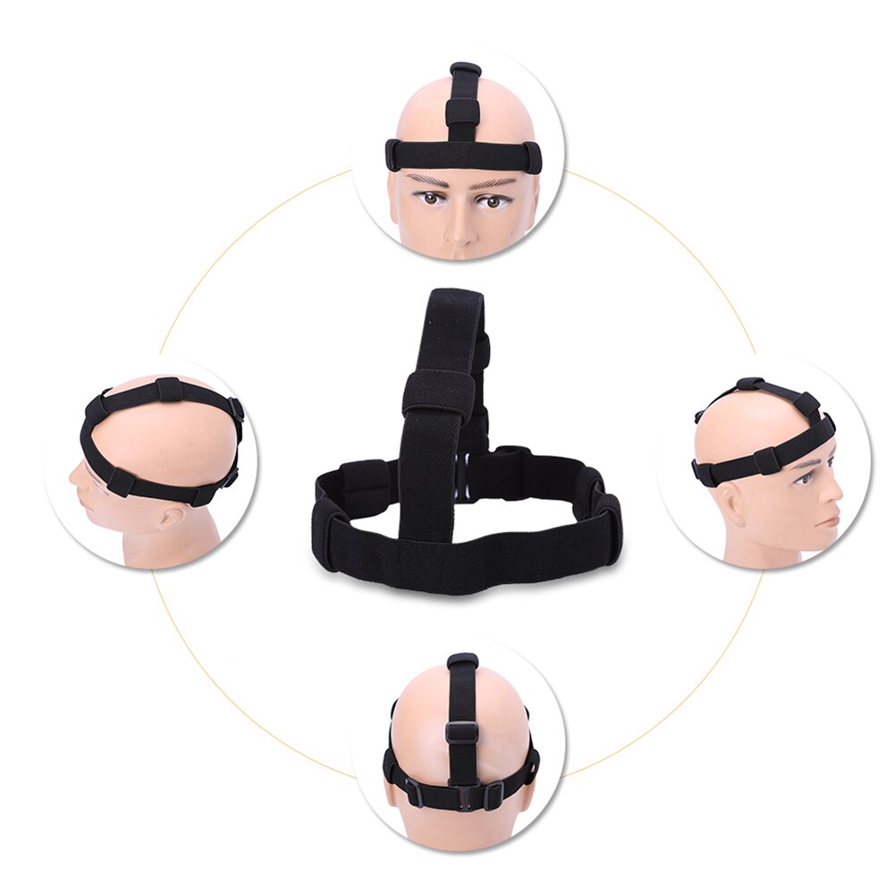 Taschenlampe Kopf Band Gurt Einstellbare Nylon Seite frontal Kopfband für LED Taschenlampe zu Scheinwerfer Kopf Licht Gummiband