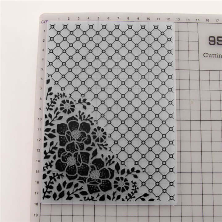 Gaufrage de dossiers 1 pièce | Bricolage, fabrication de cartes, pochoir de carte artisanale, modèle de Scrapbook, timbres en plastique transparents, décor de mariage: green