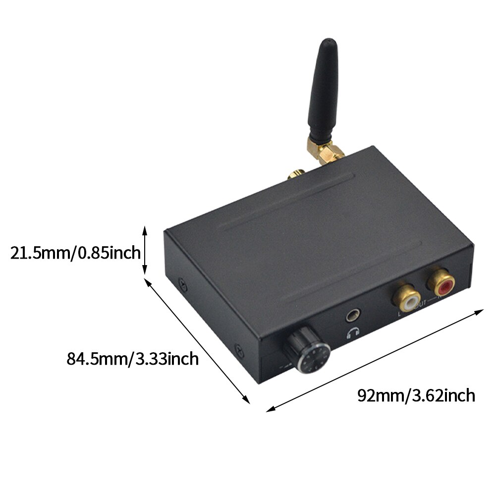 Audio Converter Volume Control Adapter RCA DAC -compatible Receiver Signal Conversion Home Theater Digital To Analog