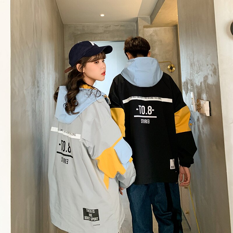 Veste imperméable à capuche pour homme, coupe-vent, printemps automne