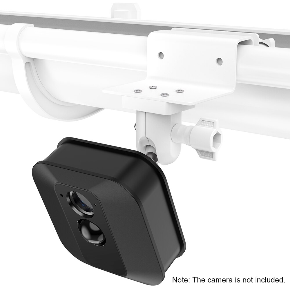 Gutter Mount Bracket Protective Adjustable Mount with Blink XT 1/4 Adapter for Blink XT Camera Mounting Bracket Outdoor Indoor