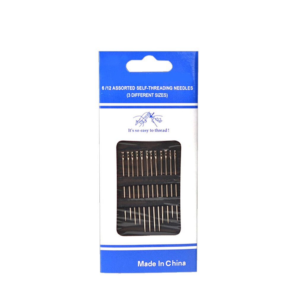 Needle Set Craft Stainless Steel Sewing Needle Mending Embroidery Darning Needles DIY Sewing Needle 1 Set: 12pcs