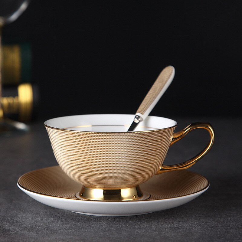 Benporslin porslin kopp och fat keramik enkel teservis moderna kaffekoppar tazas para café köksutrustning  yc50