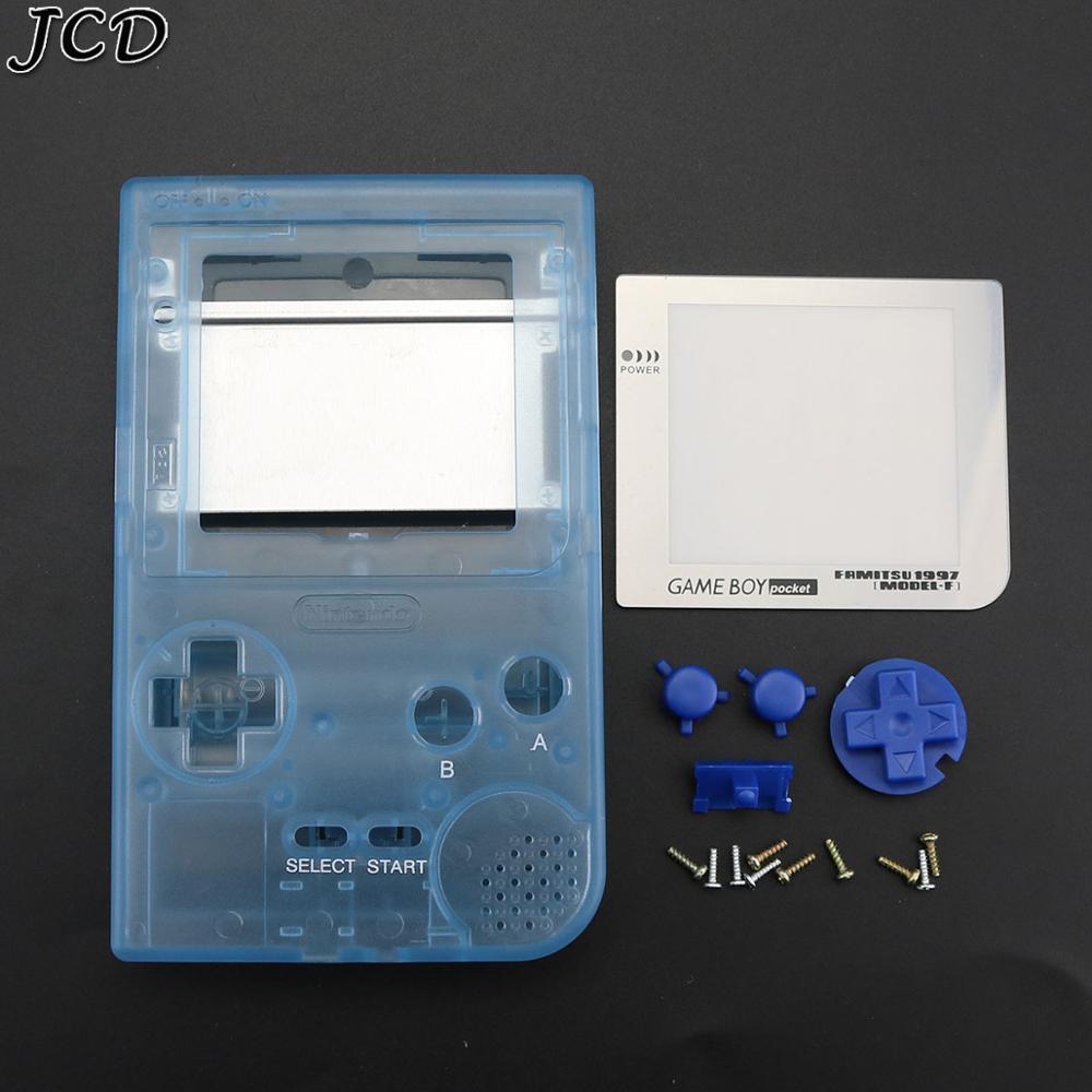 JCD carcasa Shell con botones kit de reemplazo para GBP de plástico funda completa para Gameboy de bolsillo consola de juego: I